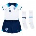 Inglaterra Raheem Sterling #10 Primera Equipación Niños Mundial 2022 Manga Corta (+ Pantalones cortos)